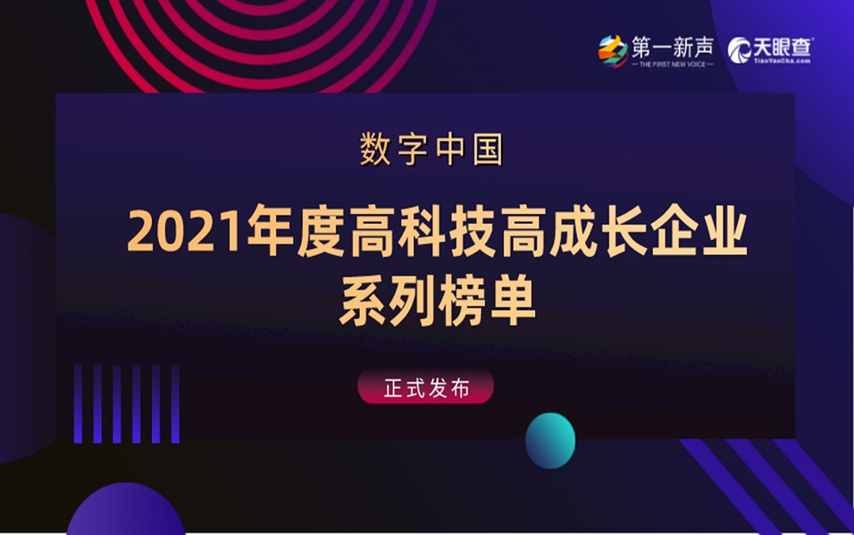 九章云极DataCanvas公司荣登2021年度高科技高成长企业系列榜单